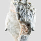 White Veined Quartz Geode on Chrome 396mm