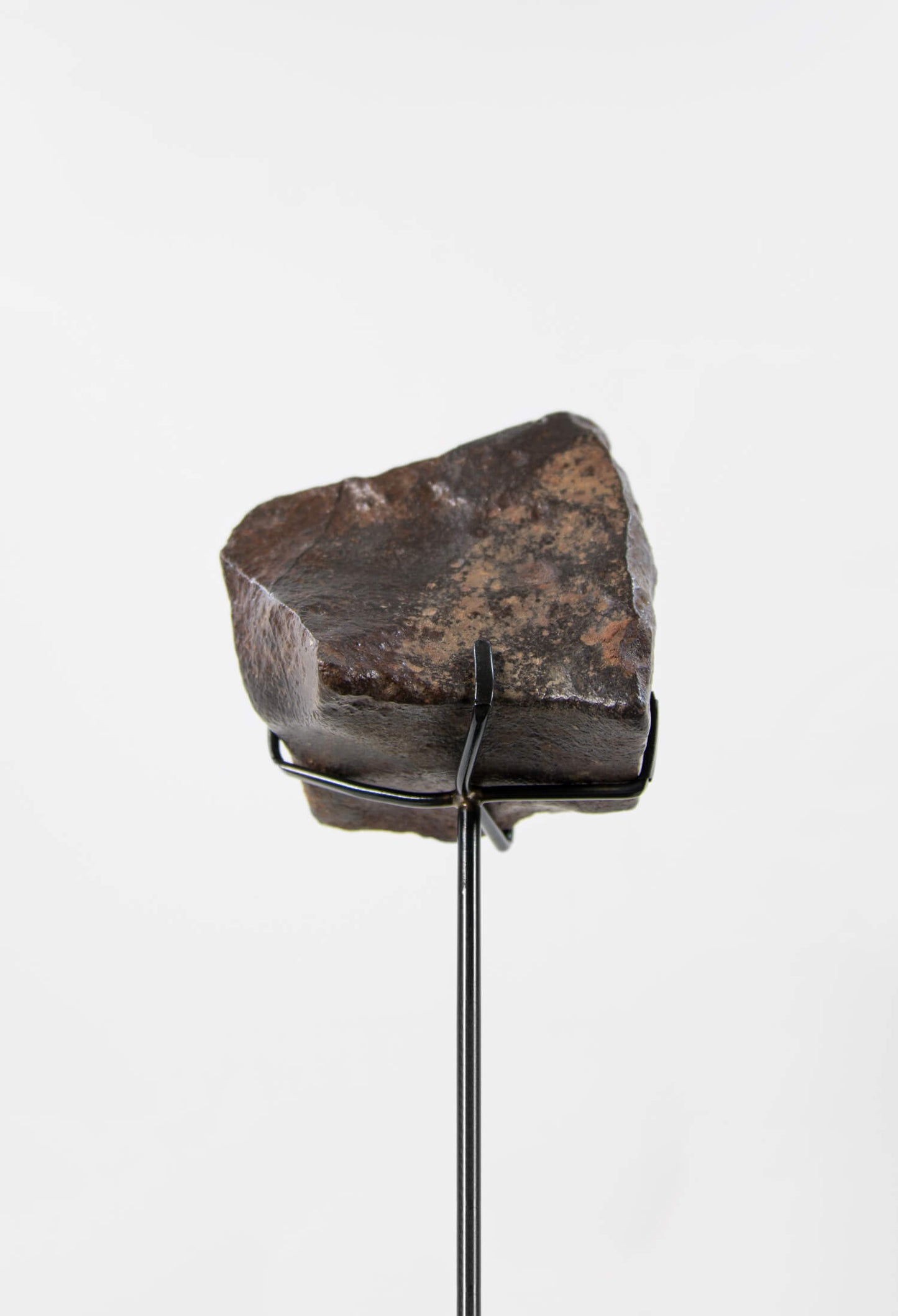 Our fallen star series NWA H5 Iron Meteorite presented on a luxury custom-designed bronze stand weighing 1141 grams