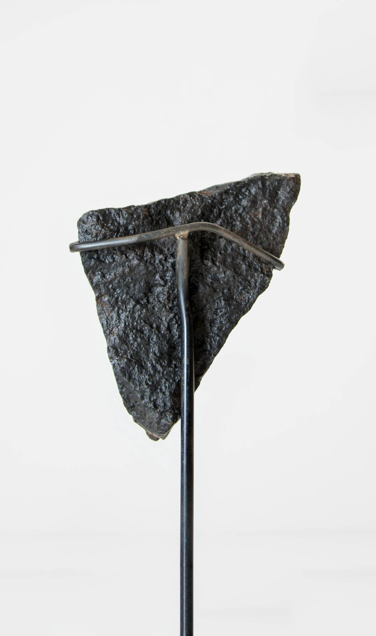 Our fallen star series NWA H5 Iron Meteorite presented on a luxury custom-designed bronze stand weighing 432 grams