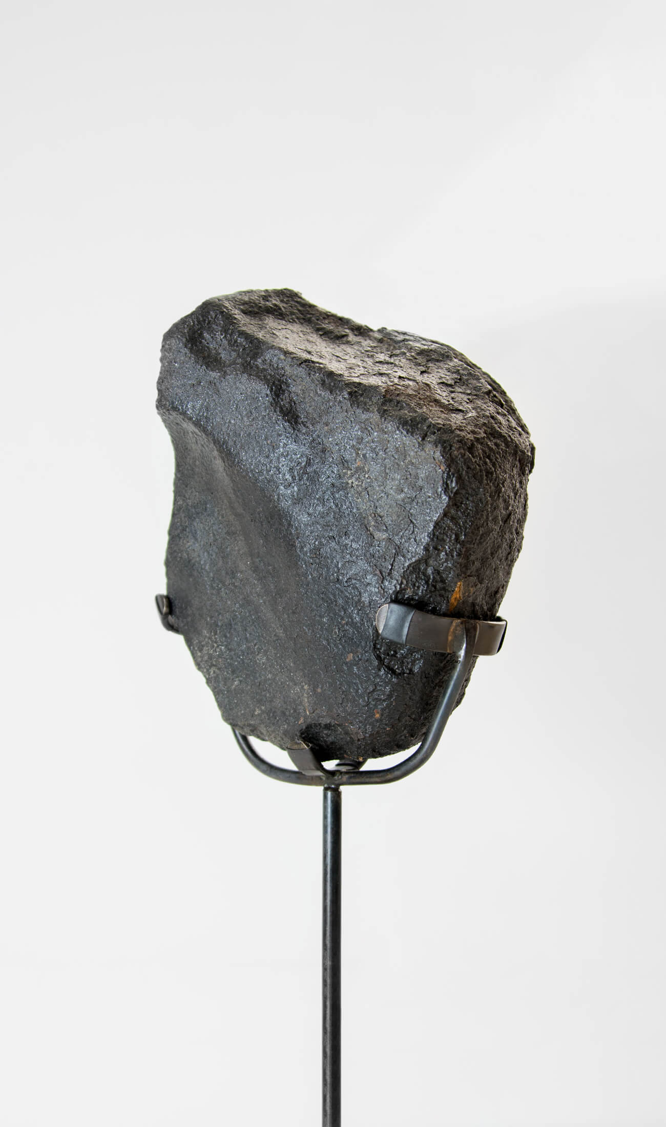 Our fallen star series NWA H5 Iron Meteorite presented on a luxury custom-designed bronze stand weighing 2247 grams