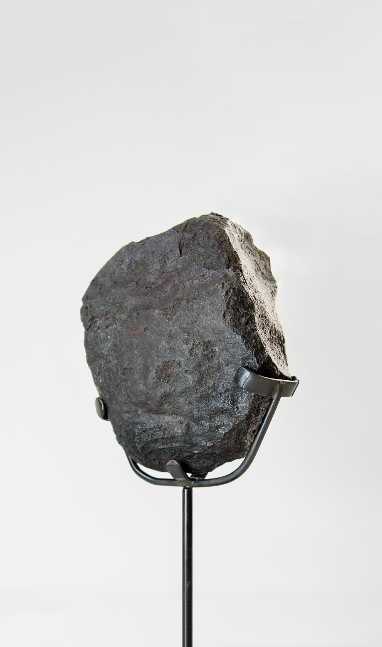 Our fallen star series NWA H5 Iron Meteorite presented on a luxury custom-designed bronze stand weighing 2247 grams