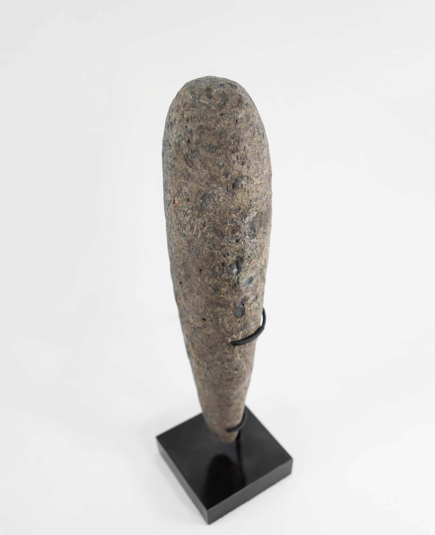 A stunning museum-standard rare authentic Neolithic pestle measuring 350mm created by an ancient hand